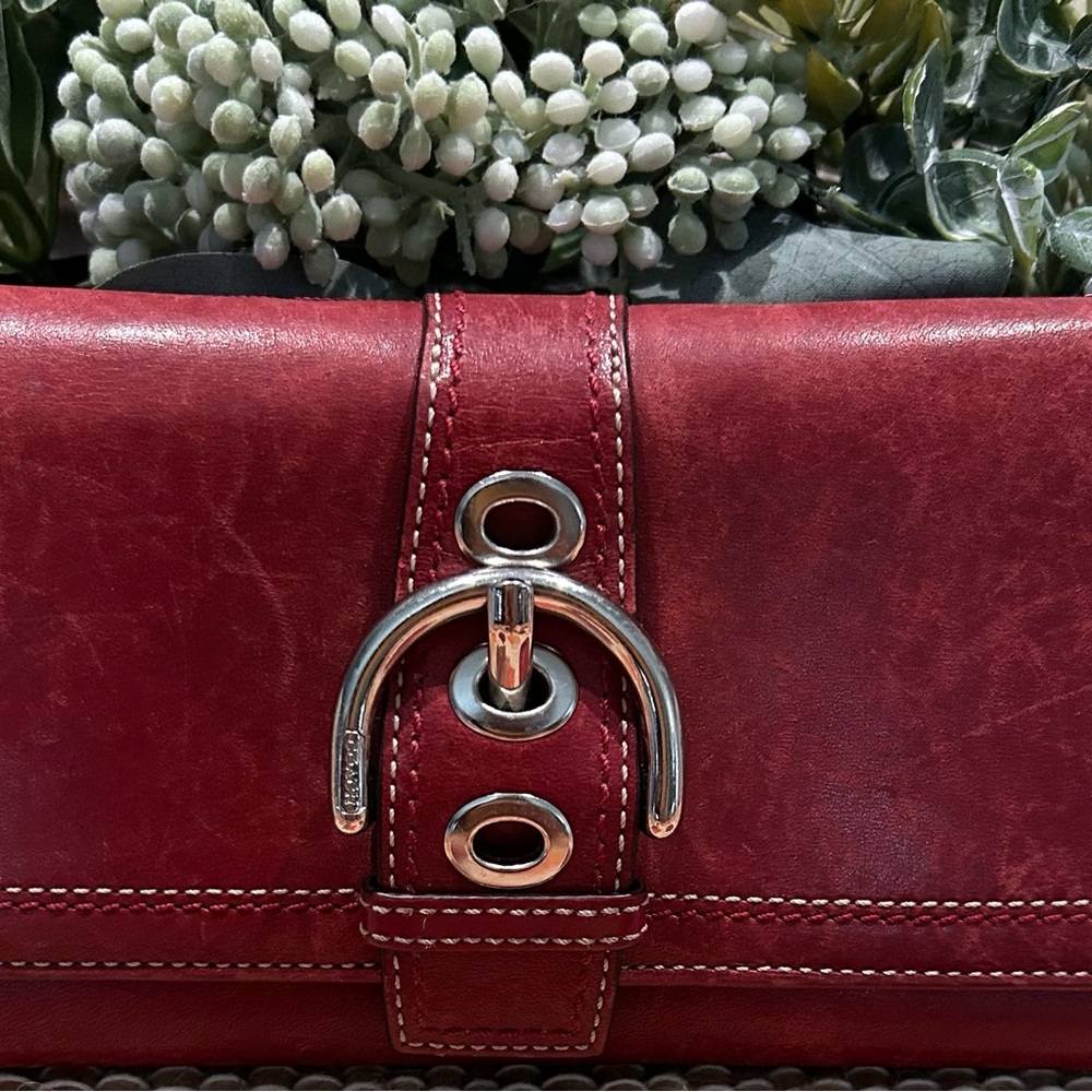 Coach Red Wallet